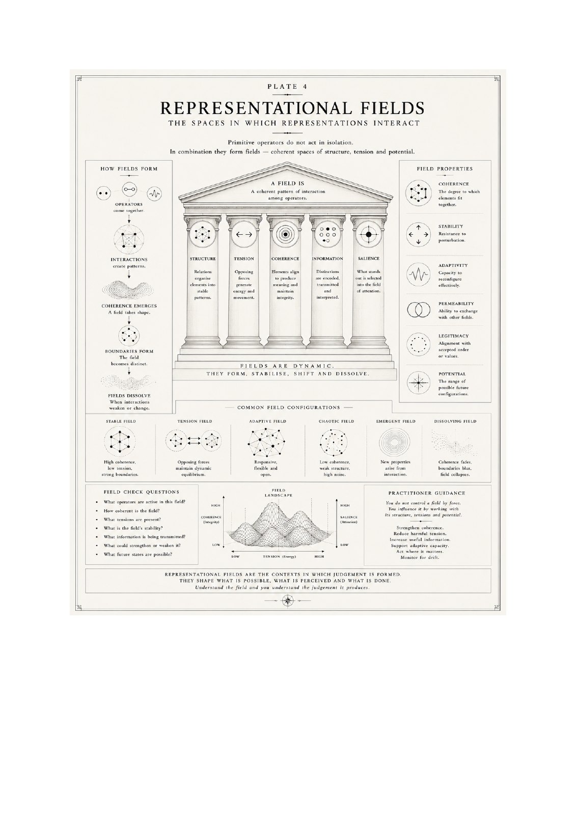 Representational fields plate from the Symbiain Field Manual